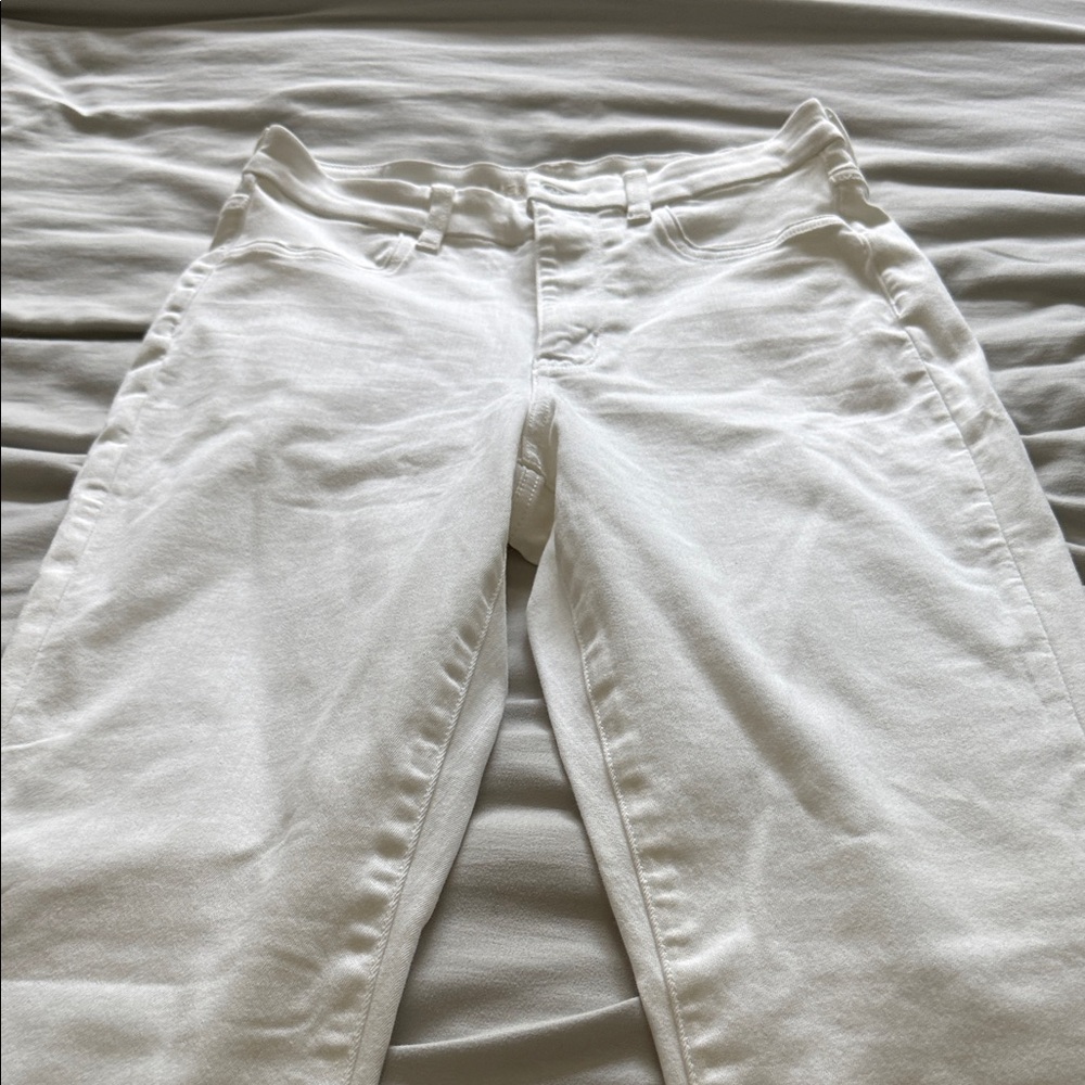 American Eagle Outfitters White Stretch Pants